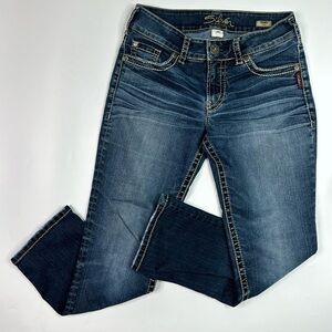 Silver Jeans Sukie Capri Jeans Size 28